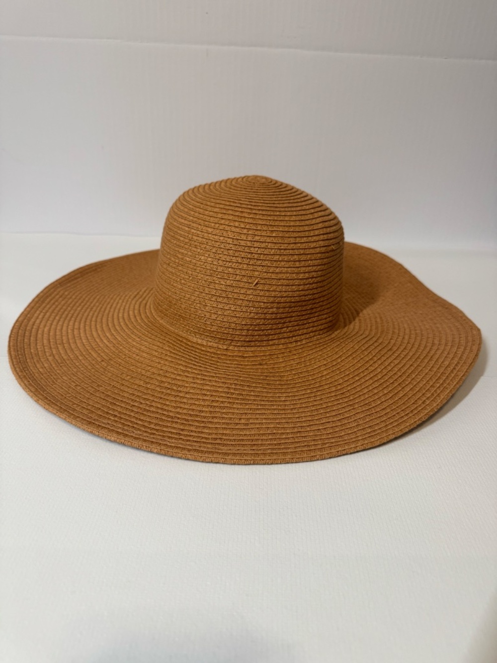 J. Crew Camel Wide Brim Floppy Sun Hat Packable Beach & Resort Hat - Picture 3 of 8